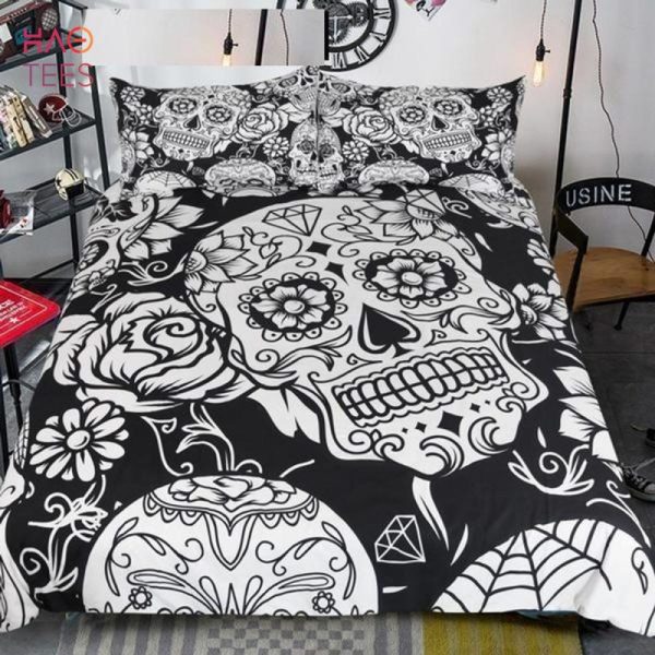 BEST Bohemian Skull Duvet Cover and Pillowcase Set Bedding Set