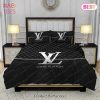 Black And White Veinstone Louis Vuitton Bedding Sets Bed Sets