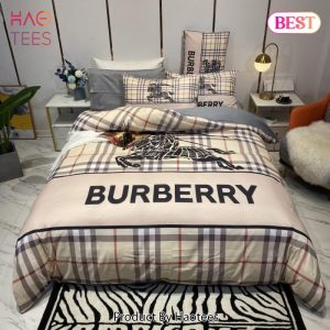 Burberry Bedding Set Printed Bedding Sets Quilt Sets Duvet Cover Luxury Brand Bedding Decor Bedroom Sets