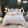 Burberry Grey Fashion New Bedding Set Quilt Sets Duvet Cover Luxury Brand Bedding Decor Bedroom Sets