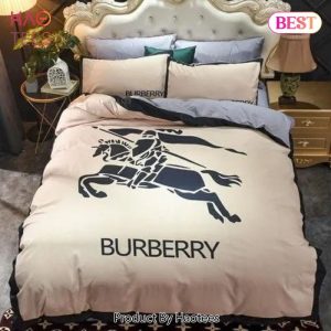 Burberry Luxury Brand Premium Bedding Set Bedspread Duvet Cover Set Home Decor