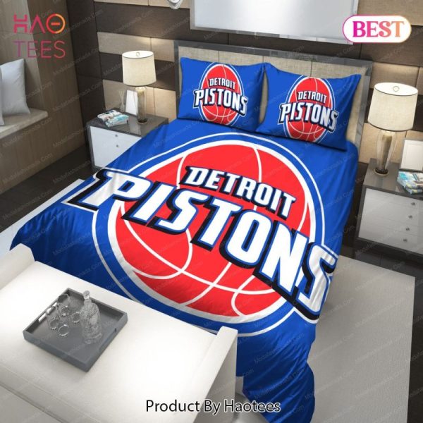 Buy 2005-2017 Logo Detroit Pistons NBA 224 Bedding Sets Bed Sets