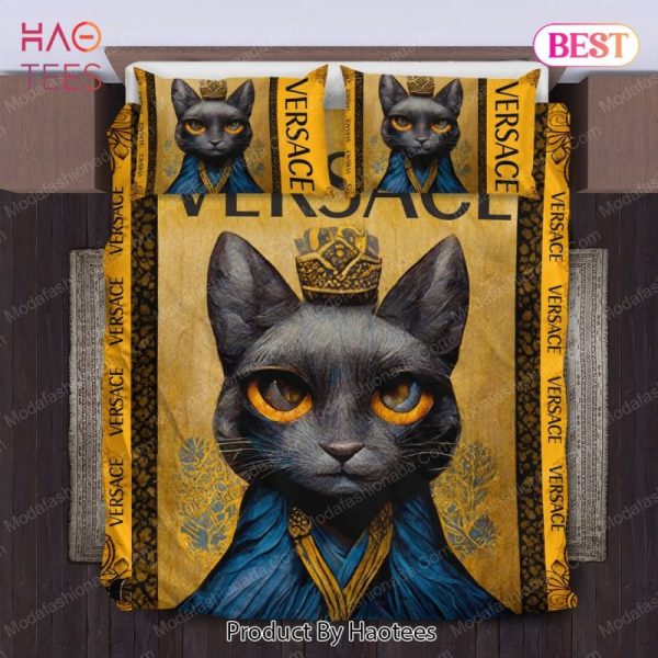 Buy Black Cat Versace Bedding Sets Bed Sets