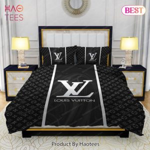 Buy Black Veinstone Louis Vuitton Bedding Sets Bed Sets