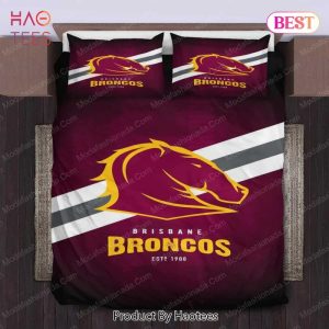 Buy Brisbane Broncos Logo Bedding Sets 02 Bed Sets