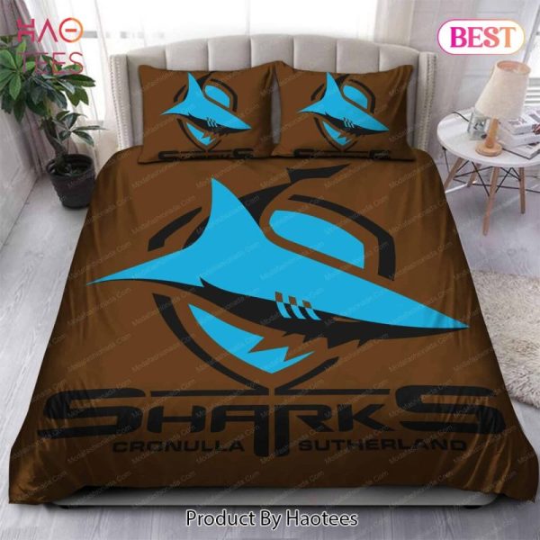 Buy Cronulla Sharks Logo Bedding Sets Bed Sets