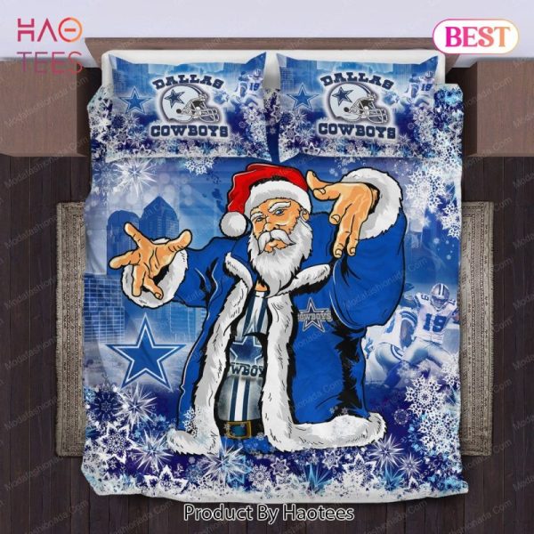 Buy Dallas Cowboys Christmas Santa Claus Bedding Sets Bed Sets