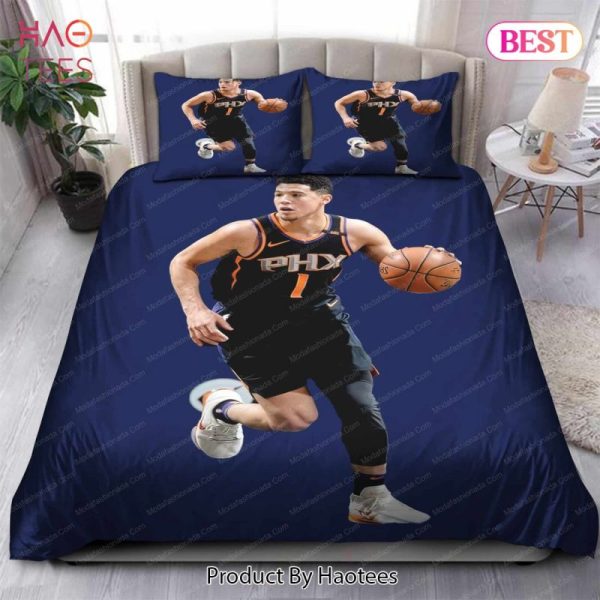 Buy Devin Booker Phoenix Suns NBA 90 Bedding Sets Bed Sets