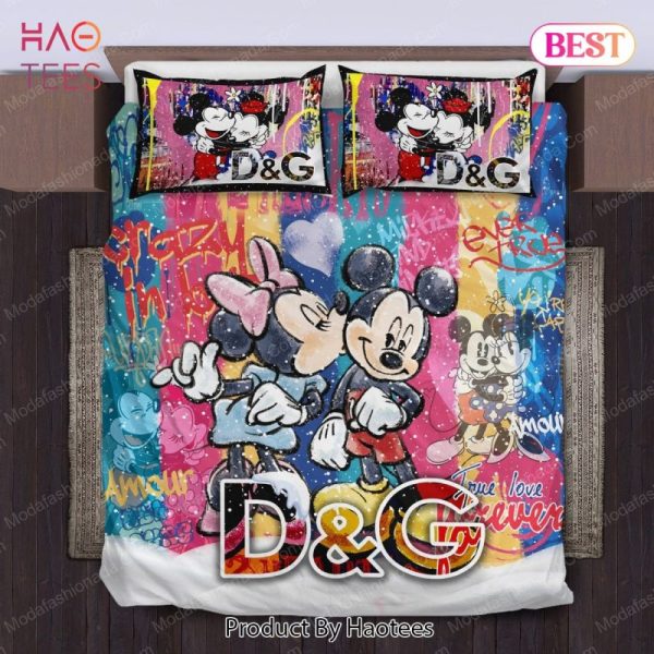 Buy Dolce & Gabbana Mickey Style Merry Christmas Bedding Sets Bed Sets