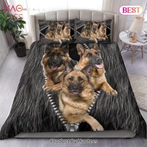 Buy German Shepherd Zipper Dog Animal 2 Bedding Set Bed Sets