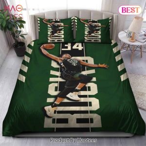 Buy Giannis Antetokounmpo Milwaukee Bucks NBA 17 Bedding Sets Bed Sets