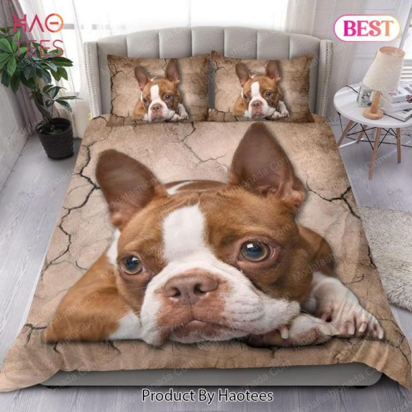 Buy Ginger Boston Terrier Dog Animal 203 Bedding Set Bed Sets