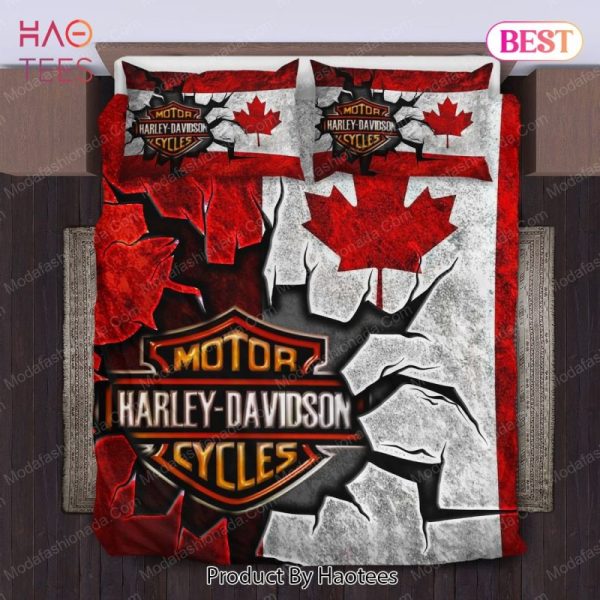 Buy Harley Davidson Canada Flag Bedding Sets Bed Sets