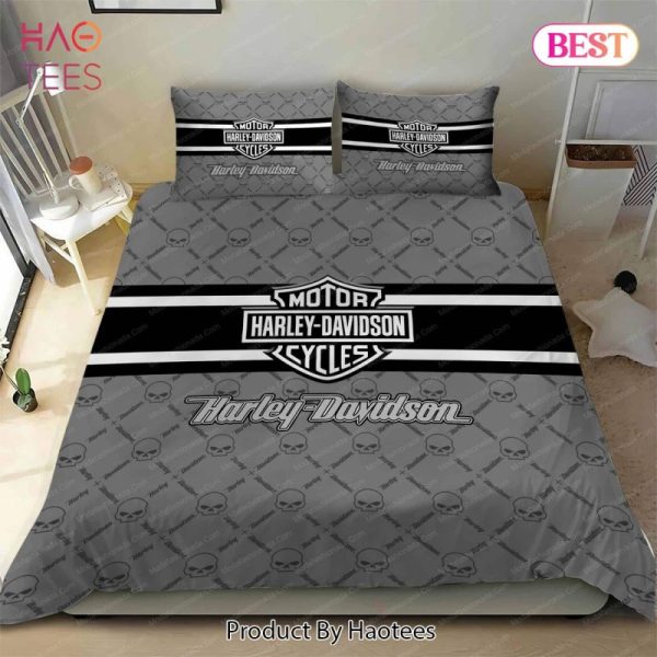 Buy Harley Davidson Motorcycles Logo 34 Bedding Set Bed Sets