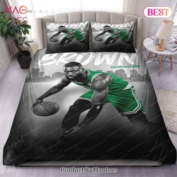 Buy Jaylen Brown Boston Celtics NBA 122 Bedding Sets Bed Sets