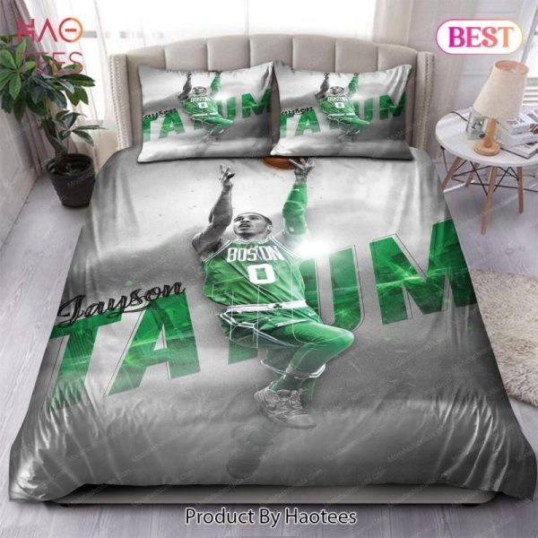 Buy Jayson Tatum Boston Celtics NBA 136 Bedding Sets Bed Sets