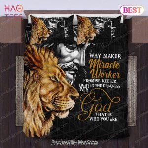 Buy Jesus Way Maker Lion Of Judah Bedding Sets Bed Sets