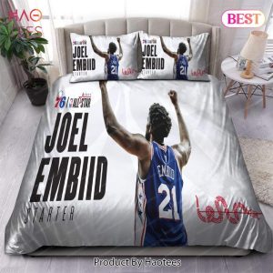 Buy Joel Embiid Philadelphia 76ers NBA 101 Bedding Sets Bed Sets