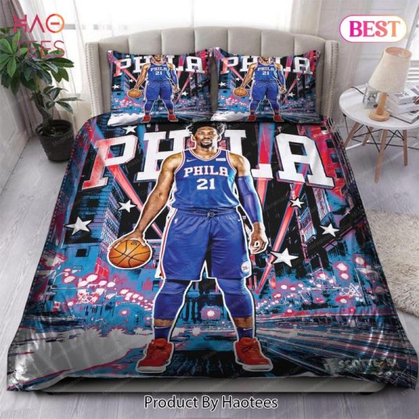 Buy Joel Embiid Philadelphia 76ers NBA 103 Bedding Sets Bed Sets