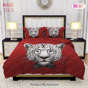 Buy Leopard Head Louis Vuitton Bedding Sets Bed Sets