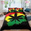 Buy Marijuana Leaf Botanical Weed Hemp Bedding Sets Bed Sets