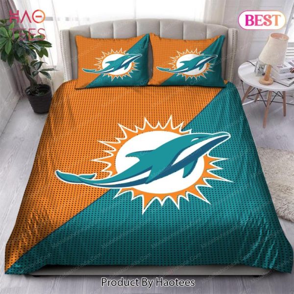 Buy Miami Dolphins Logo Bedding Sets Bed Sets