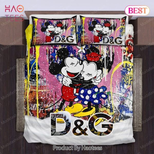 Buy Mickey Minne Street Style Dolce & Gabbana Christmas Bedding Sets Bed Sets