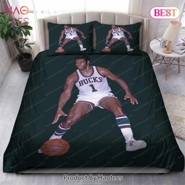 Buy Milwaukee Bucks Oscar Robertson NBA 69 Bedding Sets Bed Sets