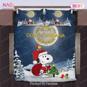 Buy Snoopy Dog Dolce & Gabbana Merry Christmas Bedding Sets Bed Sets