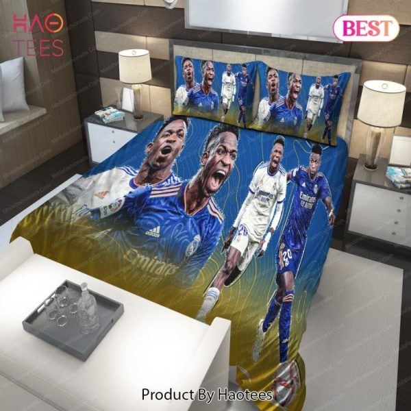 Buy Vincius Jnior Real Madrid 35 Bedding Sets Bed Sets