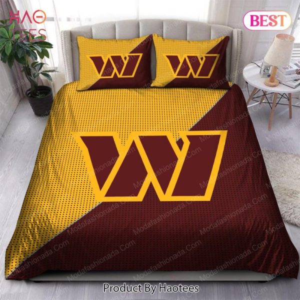 Buy Washington Commanders Logo Bedding Sets Bed Sets