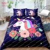 Cartoon Unicorn Pink Cute For Girls Bedding Sets