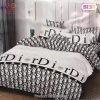 Christian Dior Logo Luxury Brand Bedding Set Home Decor