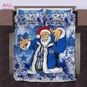 Dallas Cowboys Christmas Santa Claus Bedding Sets