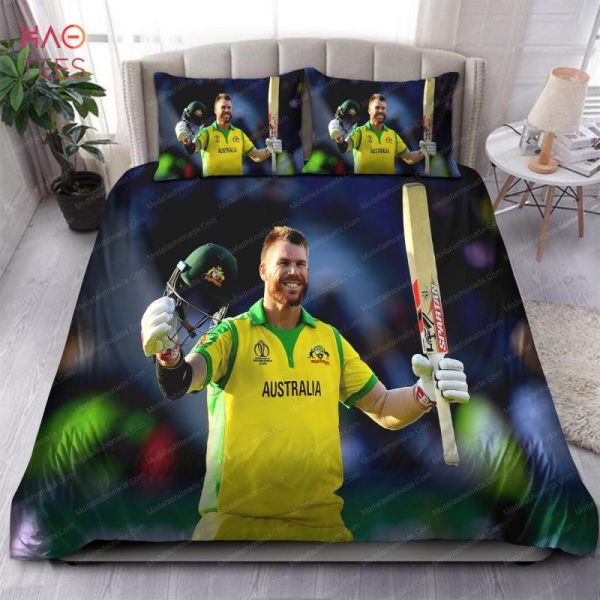 David Warner Of Australia ICC Cricket World Cup 2019 Bedding Sets