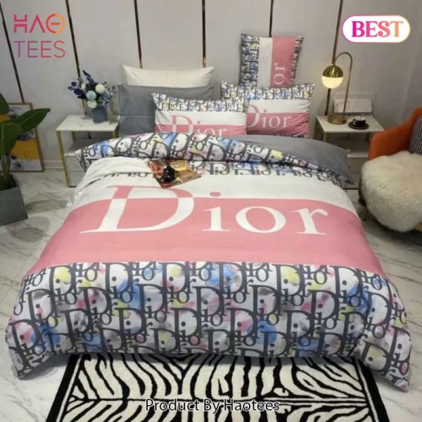 Dior Printed Bedding Sets Quilt Sets Duvet Cover Luxury Brand Bedding Decor