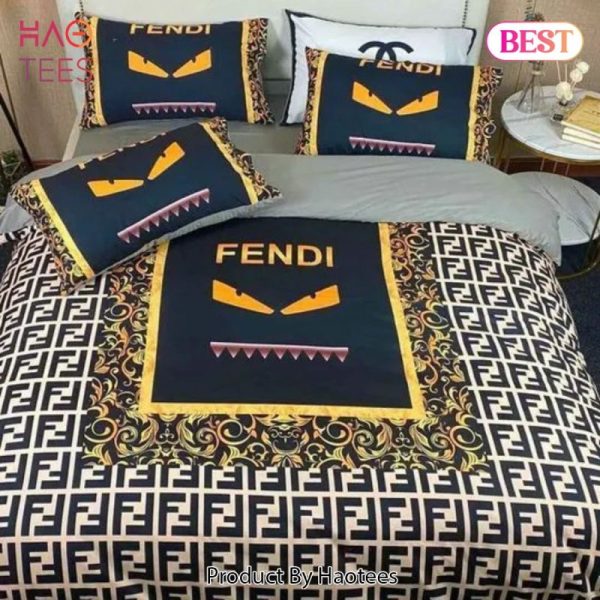 Fendi New Luxury Brand High-End Bedding Set Home Decor