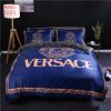 GOOD Versace Limited Edition Bedding Set Luxury Blee