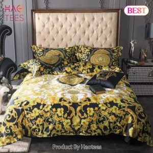 Gianni Versace Gold Luxury Brand High-End Bedding Set Home Decor