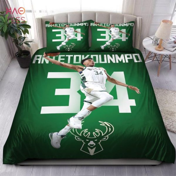 Giannis Antetokounmpo Milwaukee Bucks NBA Bedding Sets