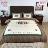 Gucci Bee Heart Luxury Brand Bedding Set Bedspread Duvet Cover Set Home Decor