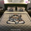 Gucci Beige Luxury Brand Bedding Set Home Decor