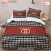 Gucci Caro Fashion Logo Premium Luxury Brand High-End Bedding Set LV Home Decor