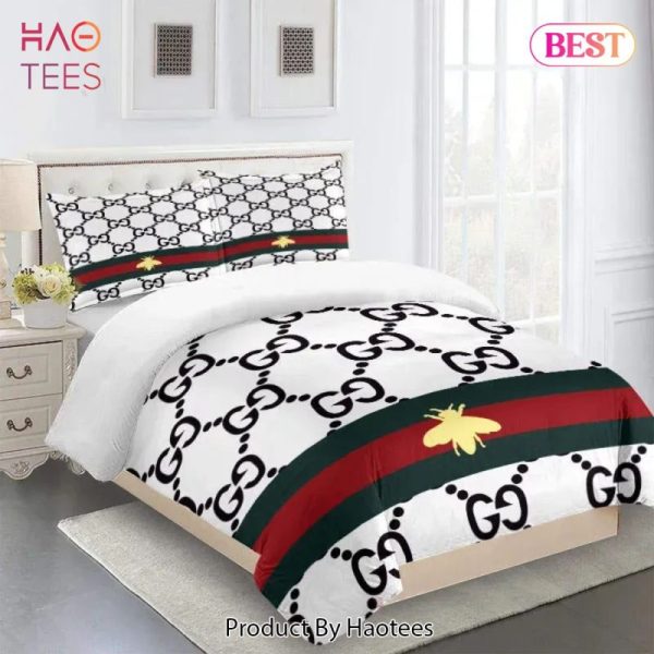 Gucci Fashion Logo Limited Luxury Brand Bedding Set Home Decor 32