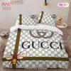 Gucci Luxury Brand Bee High-End Bedding Set Home Decor