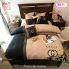 Gucci Luxury Brand High-End Bedding Set Home Decor