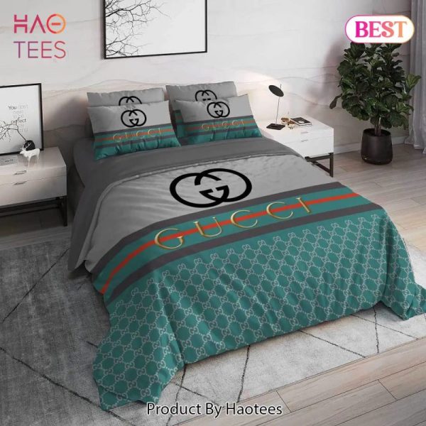 Gucci Luxury Brand High End Premium Bedding Set Home Decor