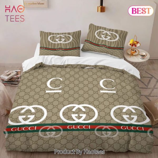 Gucci New Limited Edition Luxury Brand High-End Bedding Set Home Decor