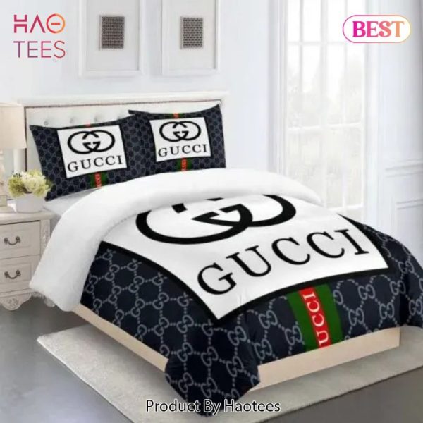 Gucci Premium Luxury Brand Fashion Limited Bedding Set Home Decor