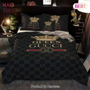 Gucci Queen Luxury Brand High-End Bedding Set Home Decor